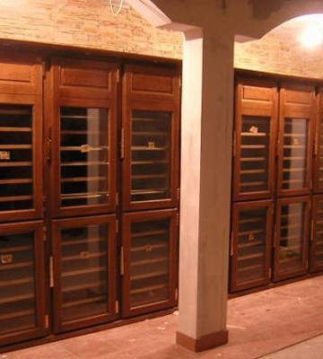Tailor Made Wine Cellar Part2 walk in cellar