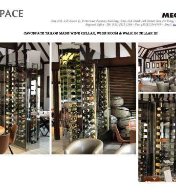 CAVOSPACE TAILOR MADE WINE CELLAR, WINE ROOM & WALK IN CELLAR_Page_01 CAVOSPACE TAILOR MADE WINE CELLAR, WINE ROOM & WALK IN CELLAR_Page_01